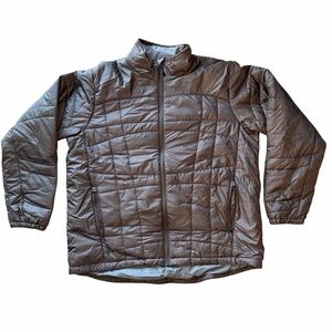 Exofficio Storm Logic Lightweight Jacket Men's Size XXL Brown Quilted Packable